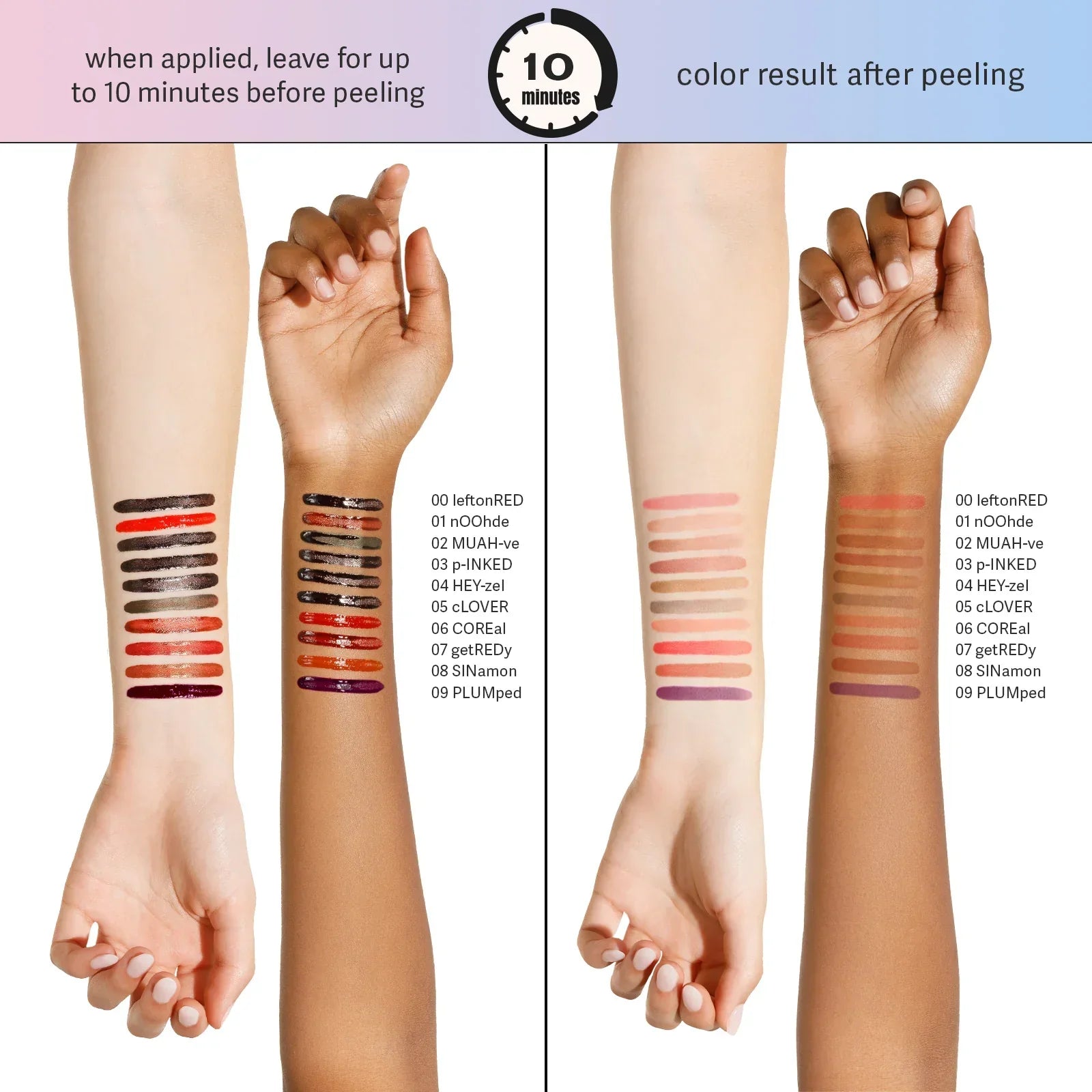 Peel-Off Lip Liner Stain