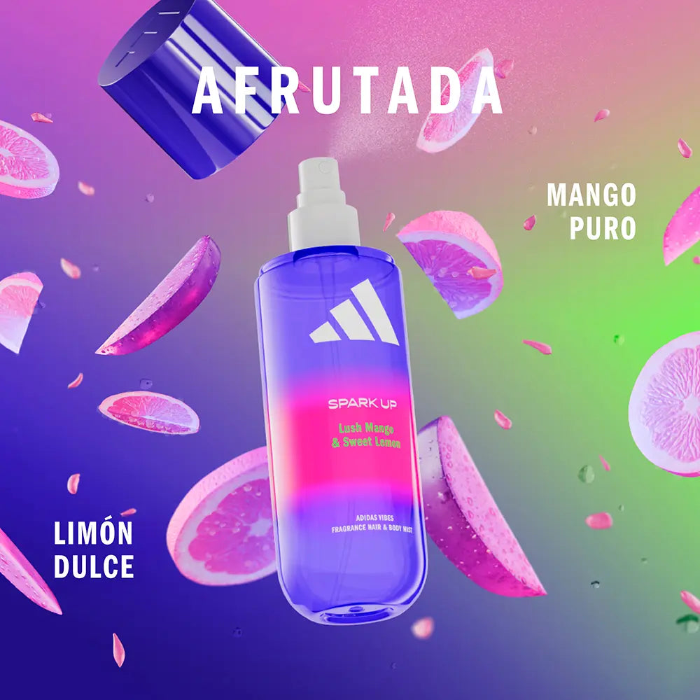 Adidas Vibes Woman Spark Up Fragrance Hair & Body Mist Body Spray