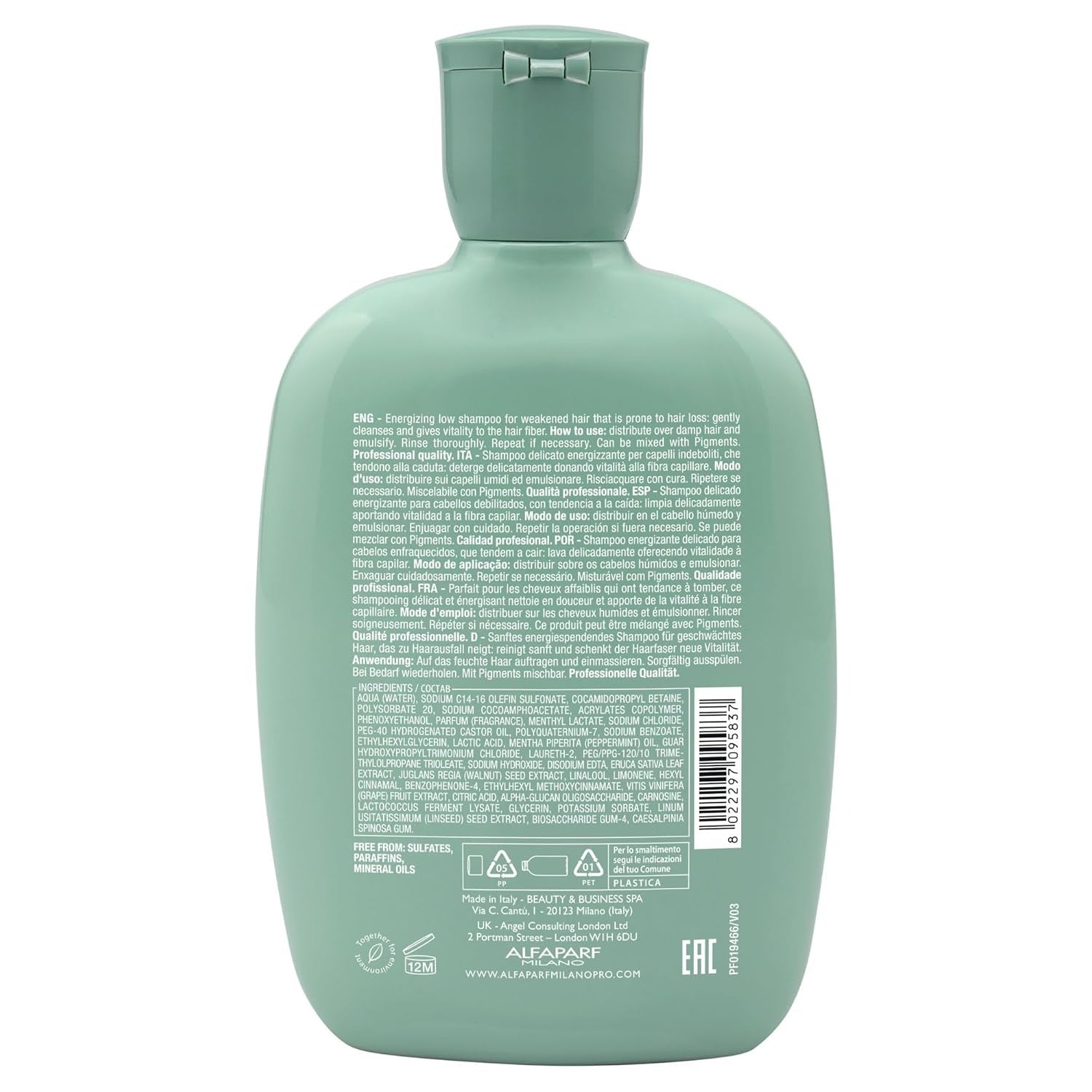 Alfaparf Semi Di Lino Scalp Renew Energizing Low Shampoo