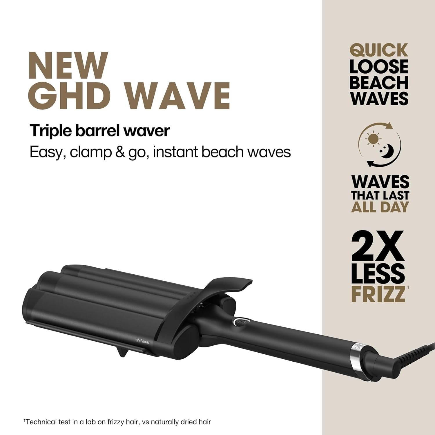 GHD wave professional triple barrel waver