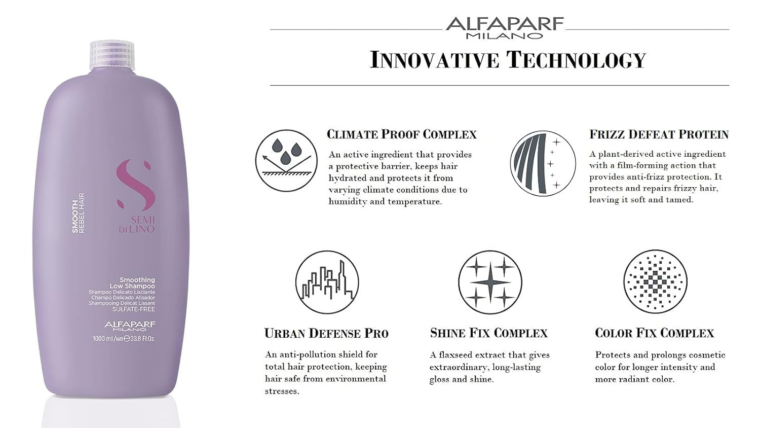 Alfaparf Semi Di Lino Smoothing Shampoo