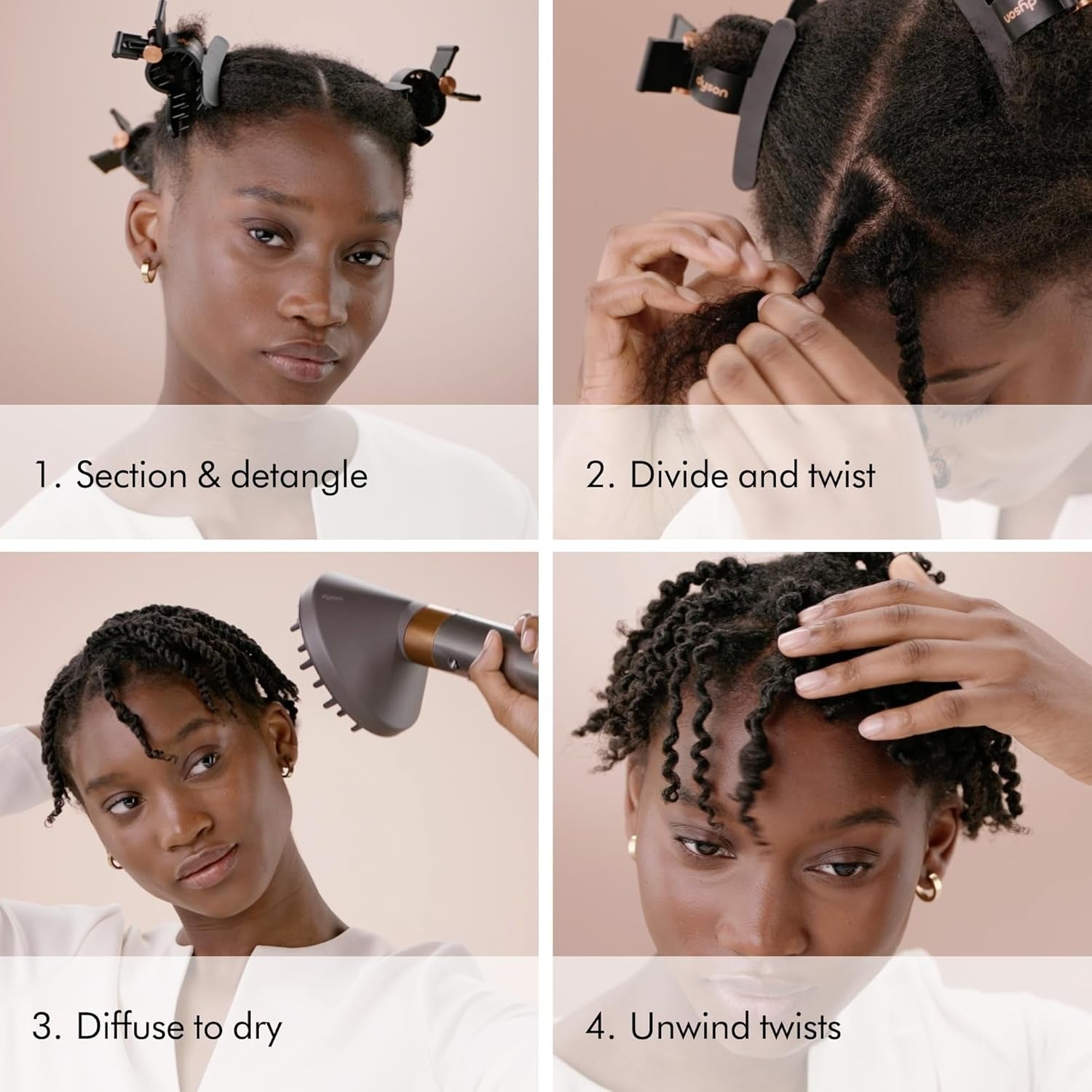 Dyson Airwrap i.d.™ multi-styler and dryer - Straight+Wavy (Jasper plum)