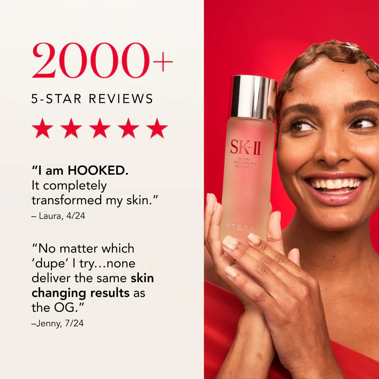 Aging Skin Facial Treatment Essence with Antioxidants