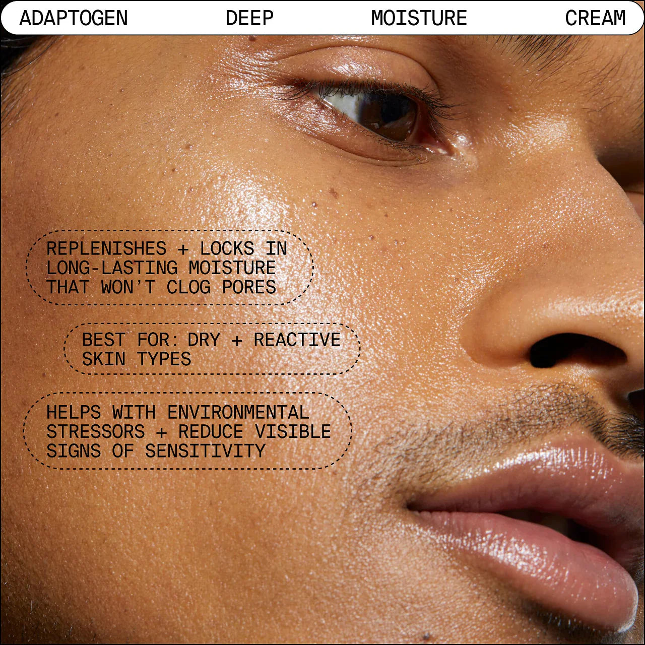 Adaptogen Deep Moisturizing Cream with Ashwagandha + Reishi Mushroom