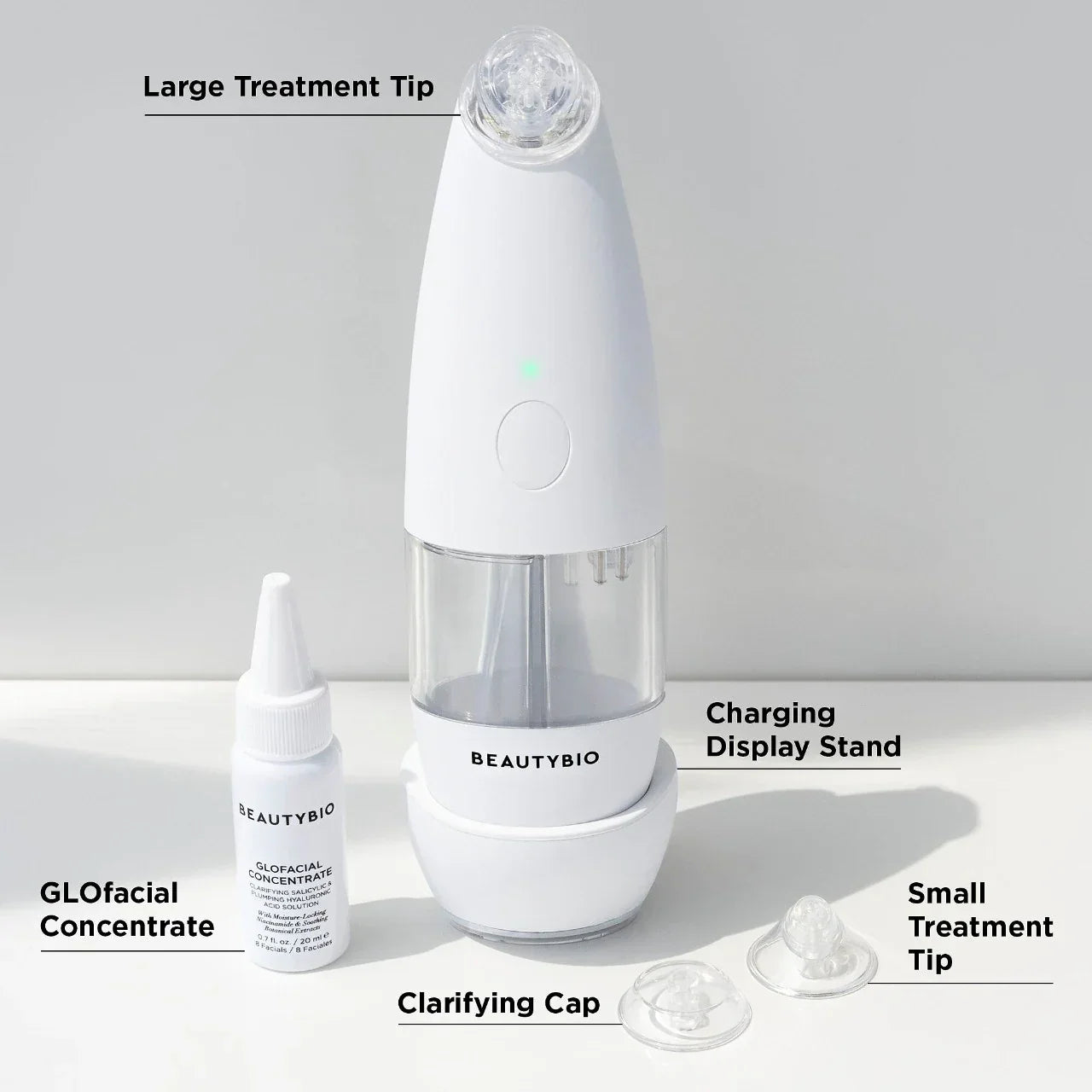 GLOfacial Hydro-Infusion Pore Cleansing + Blue LED Clarifying Tool