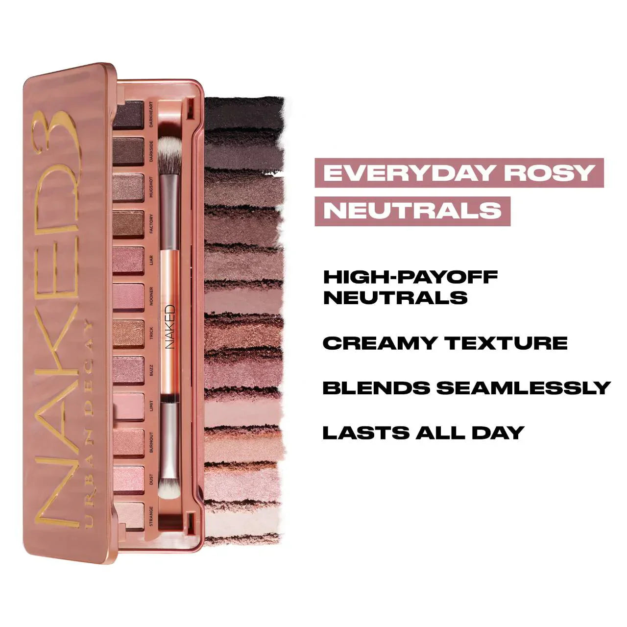 Naked3 Soft Pink Eyeshadow Palette