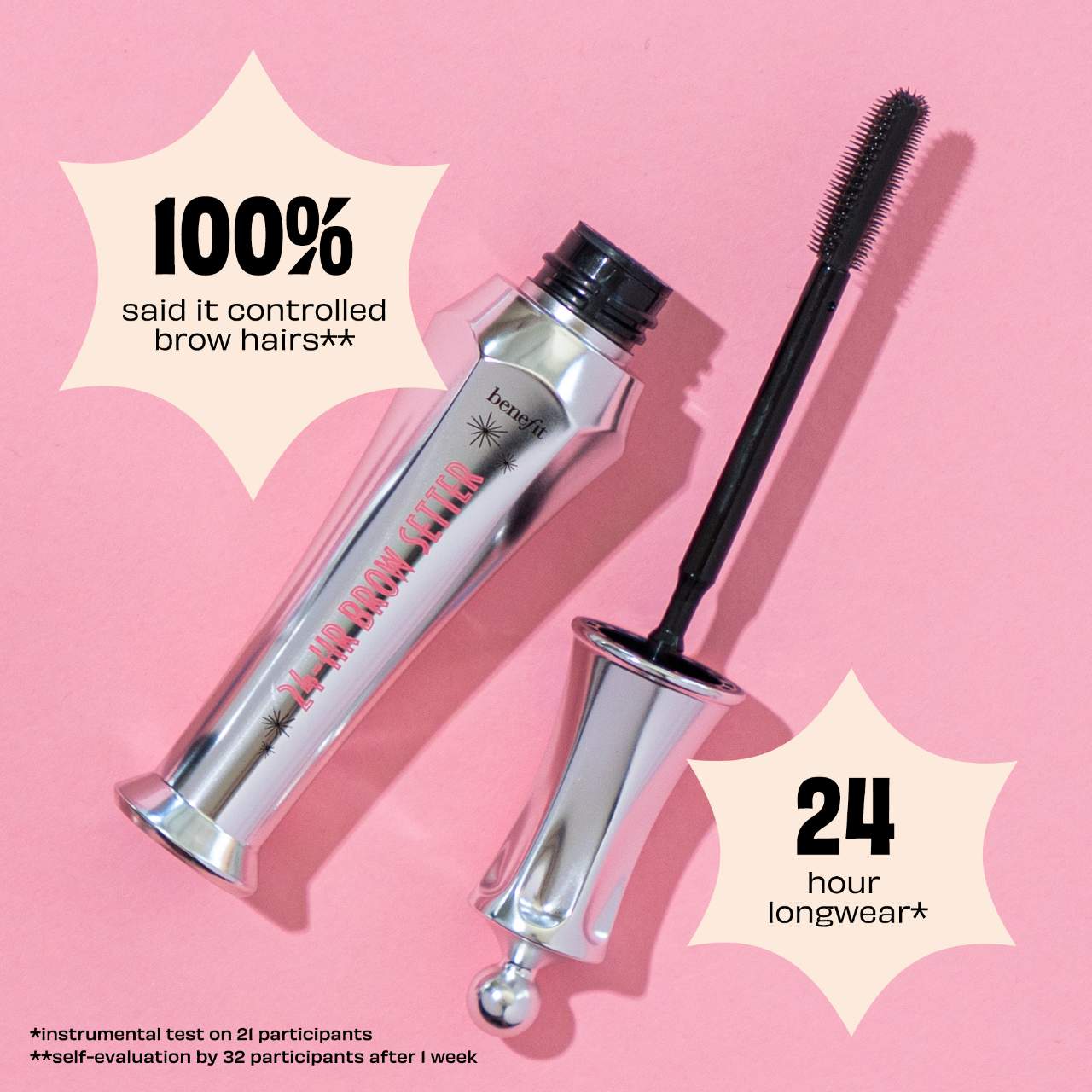 24-HR Brow Setter Clear Brow Gel with Lamination Effect