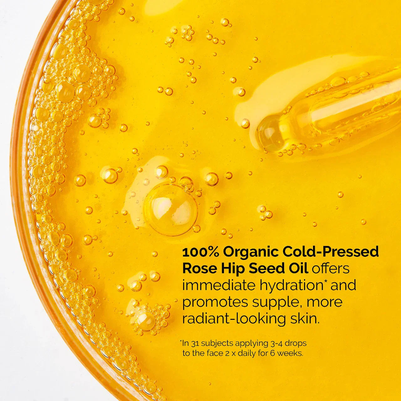 100% Organic Cold-Pressed Rose Hip Seed Oil