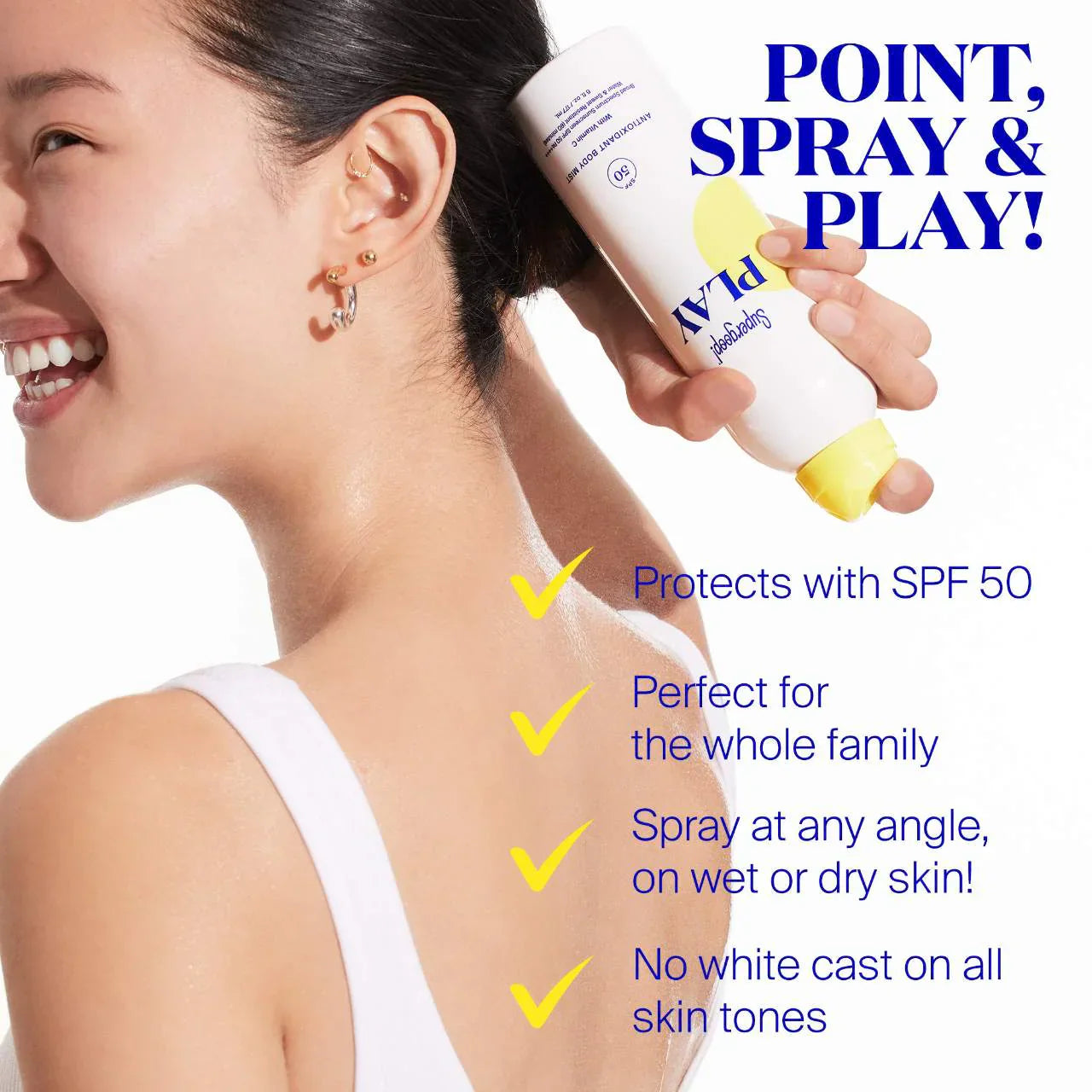 PLAY Antioxidant Body Sunscreen Mist SPF 50