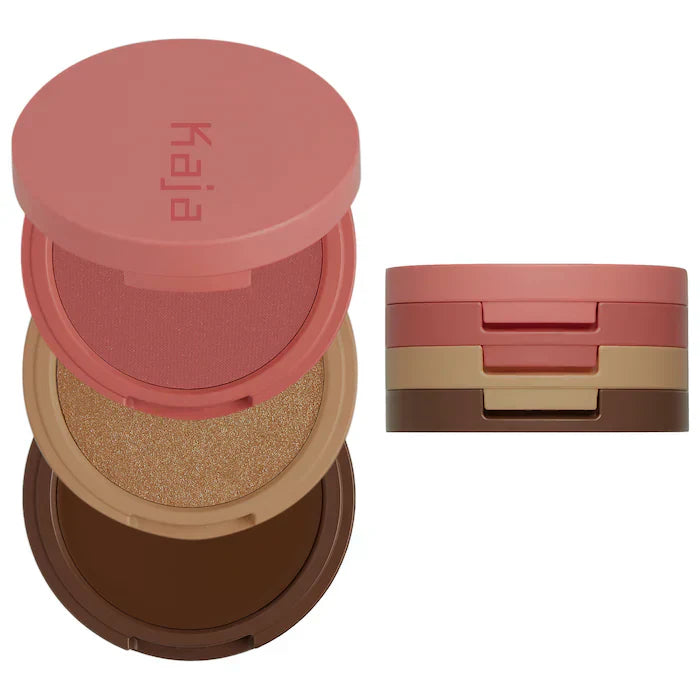Face Bento Cream Bronzer, Powder Blush & Highlighter Sculpting Trio
