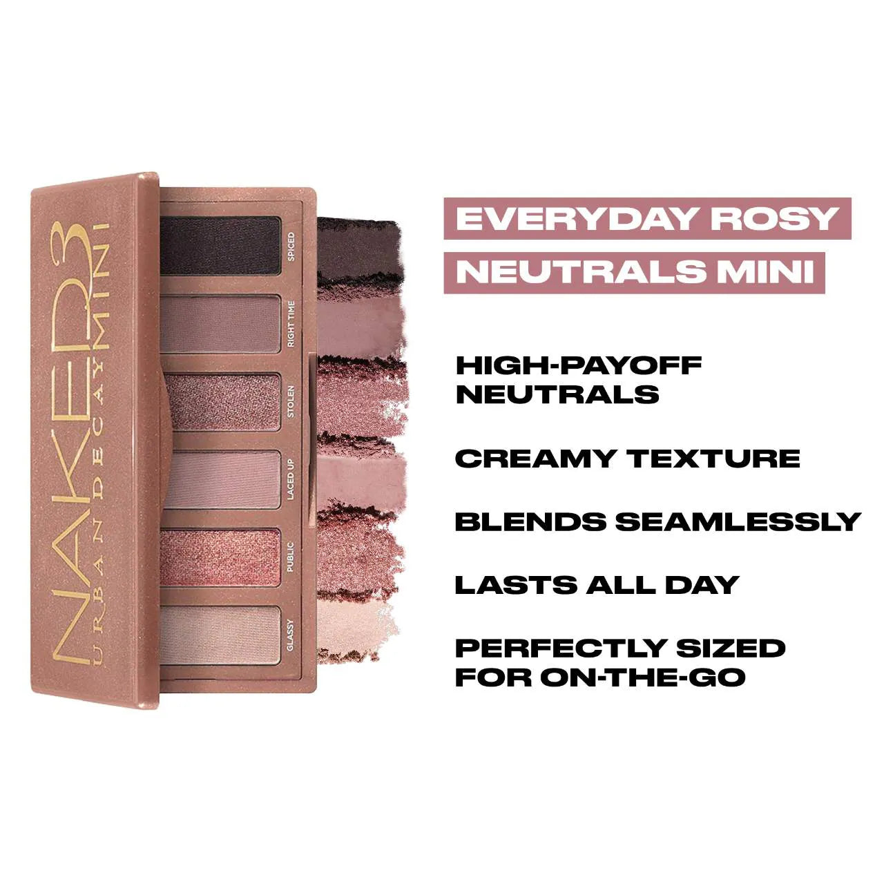 Naked3 Mini Soft Pink Eyeshadow Palette