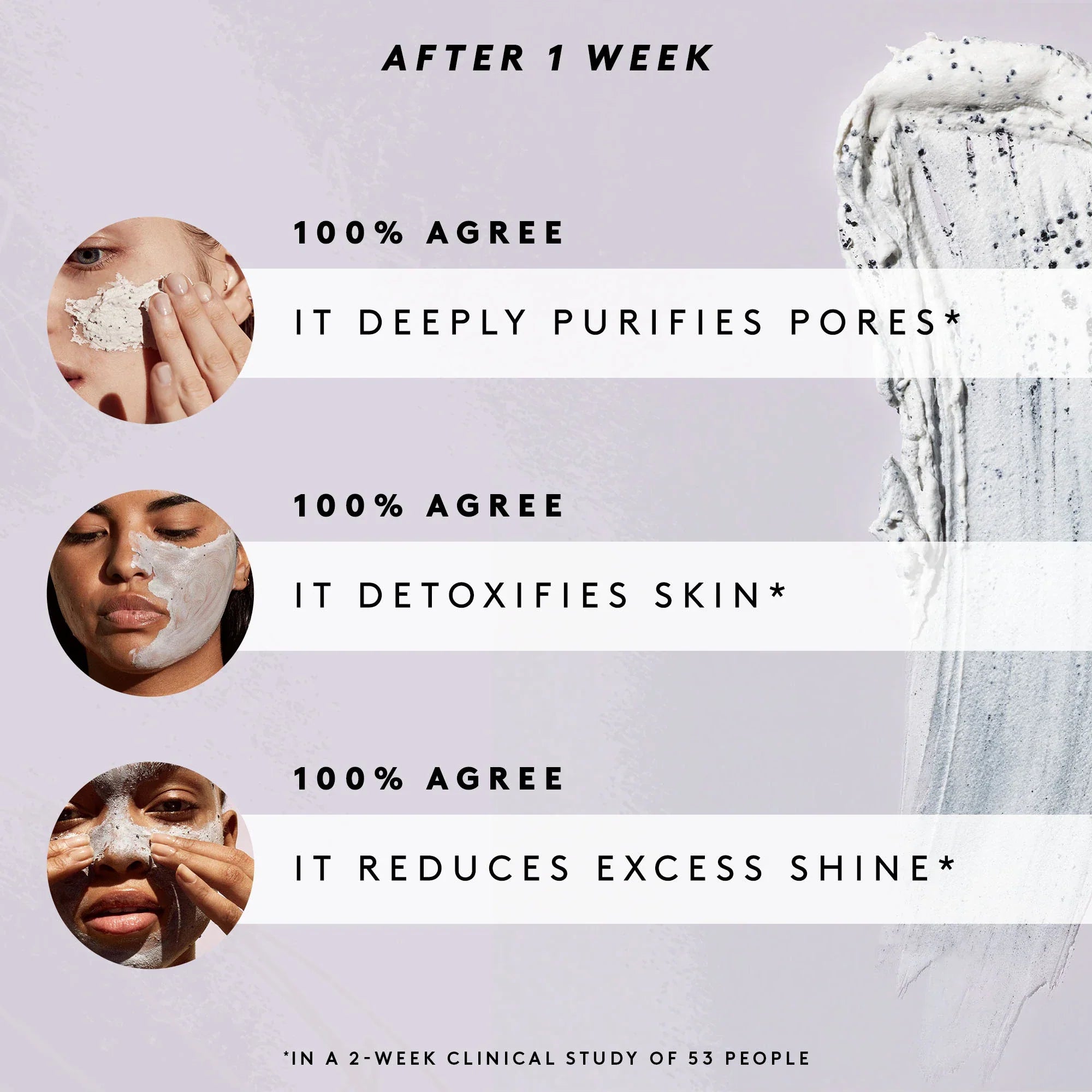 Cookies N Clean Whipped Clay Pore Detox Face Mask with Salicylic Acid + Charcoal