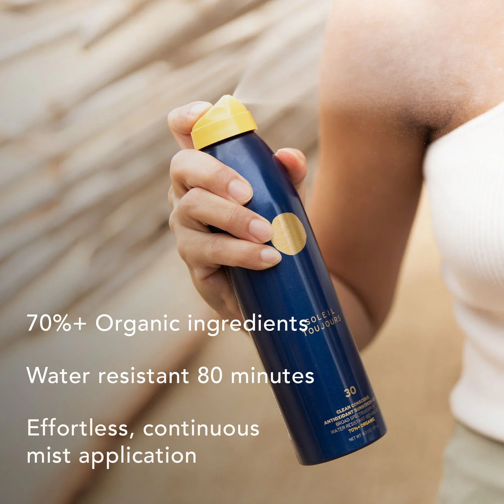 Clean Conscious Body Sunscreen Mist with Vitamin C SPF 30-50