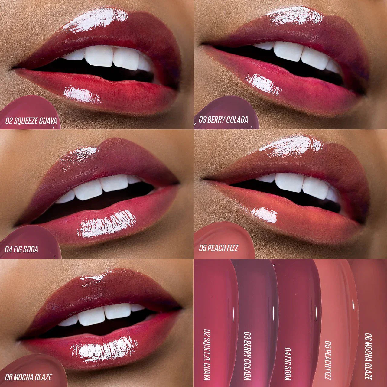 Jelly Charm Glazed Lip Stain & Blush With Keychain