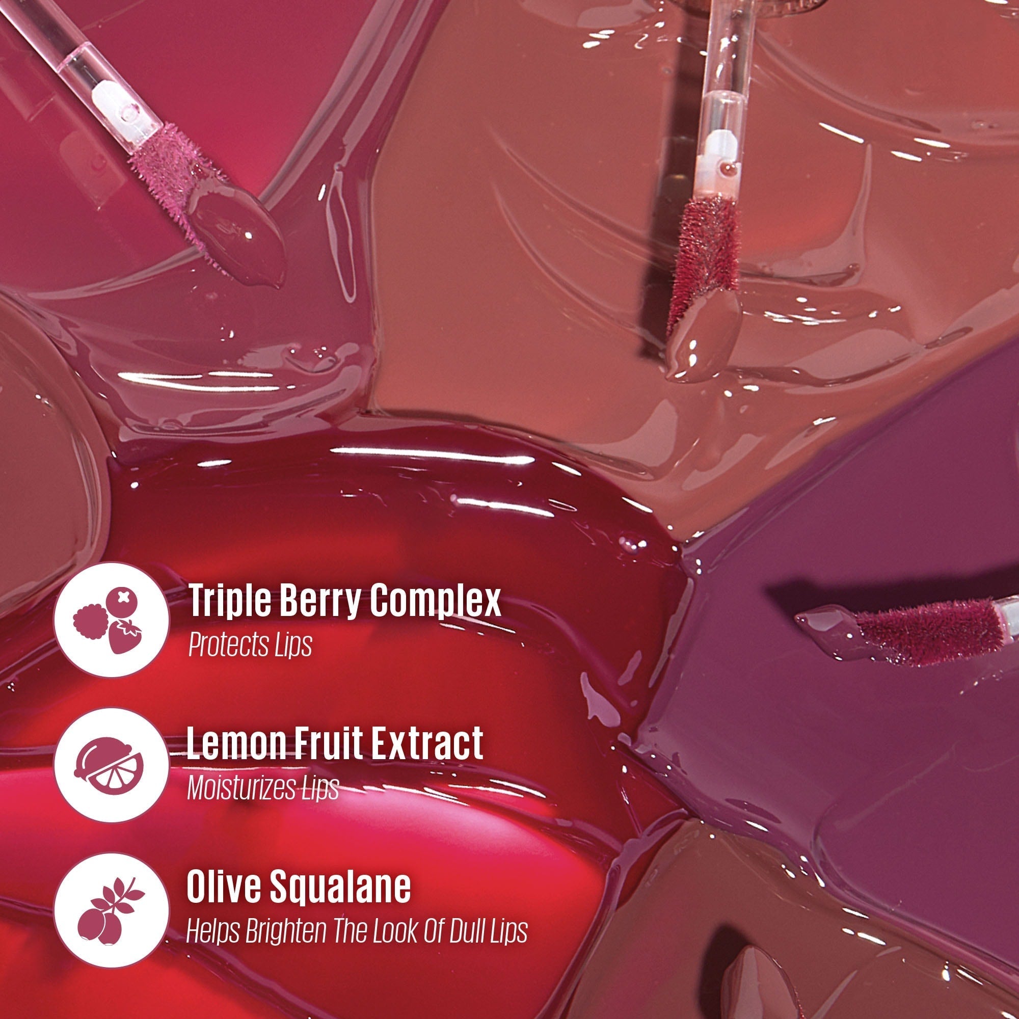 Jelly Charm Glazed Lip Stain & Blush With Keychain