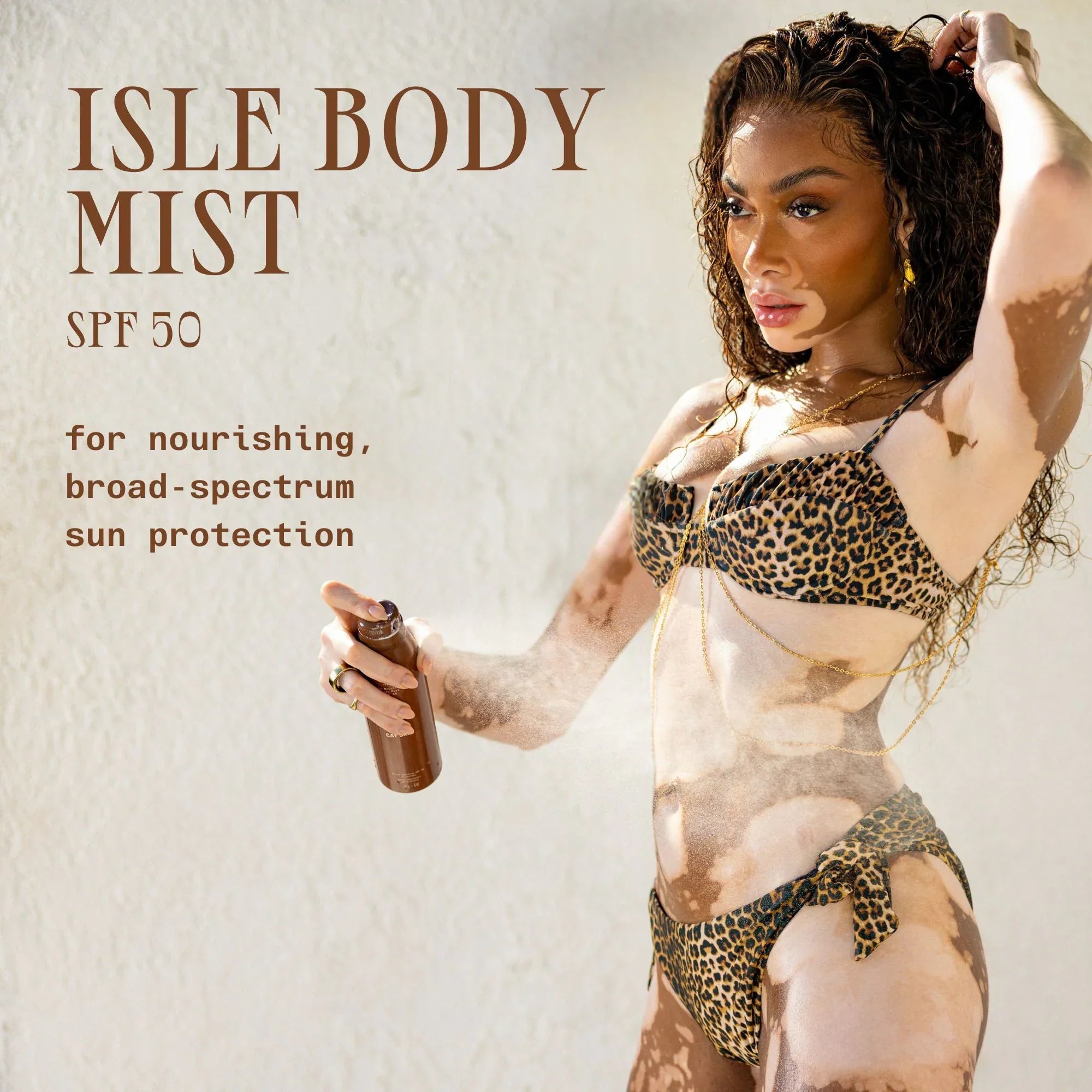 Isle Nourishing Body Mist SPF 50 with Sea Moss and Hyaluronic Acid