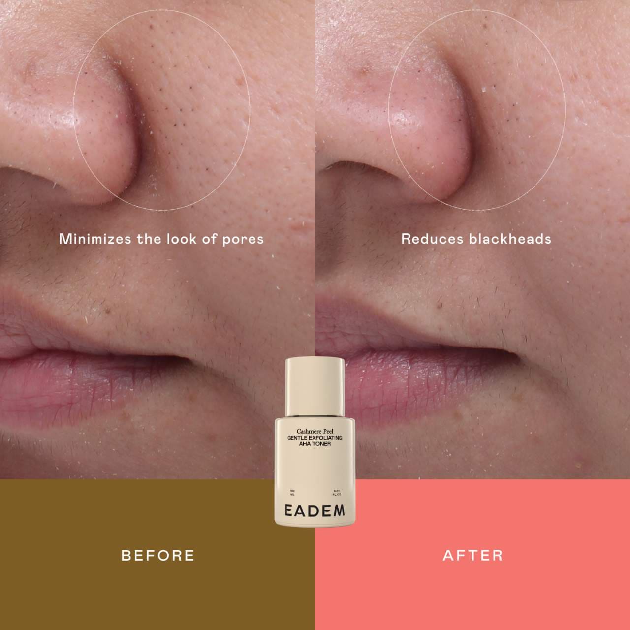 Cashmere Peel Gentle AHA + PHA Exfoliating Toner with 9% Lactic, Azelaic, Tranexamic Acids