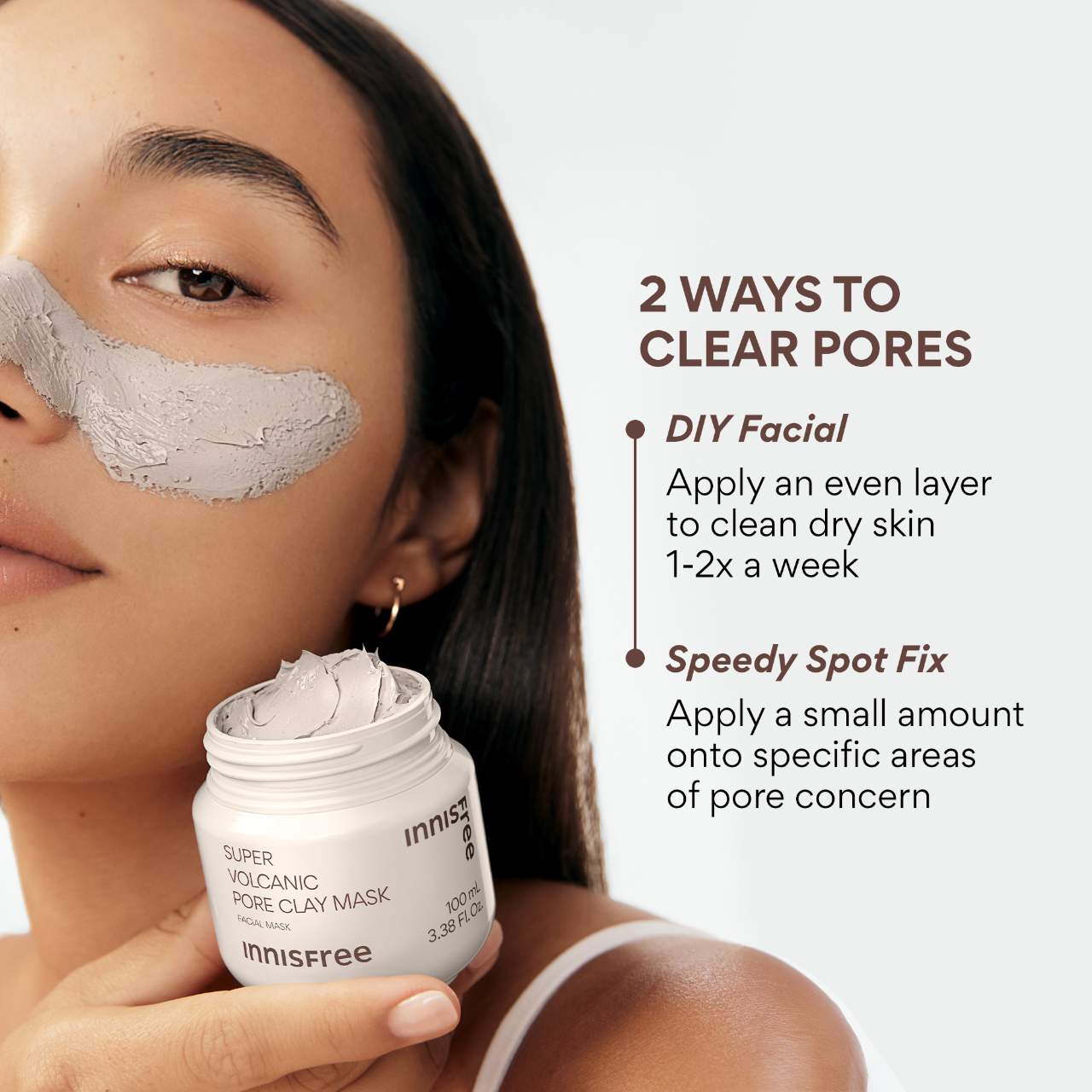 Super Volcanic AHA Pore Clearing Clay Mask