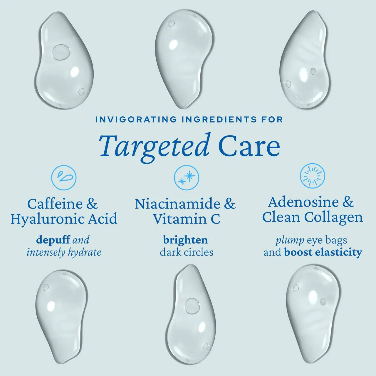 Aqua Bomb Depuffing Eye Gel with Caffeine + Hyaluronic Acid