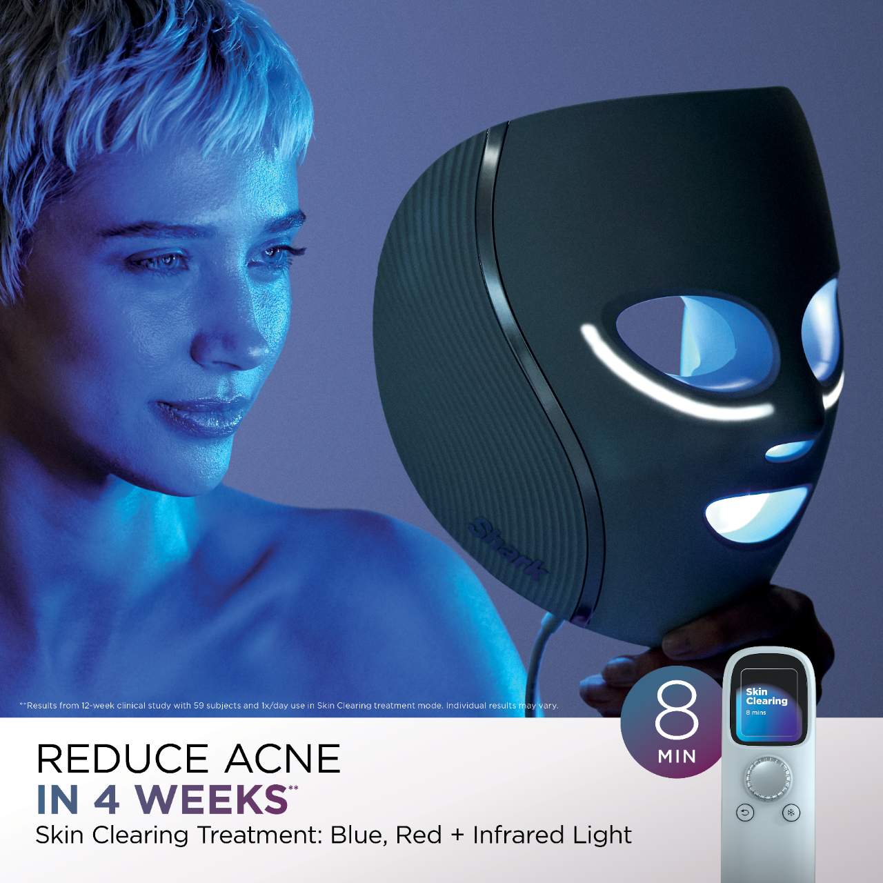 CryoGlow™ Cooling + LED Face Mask