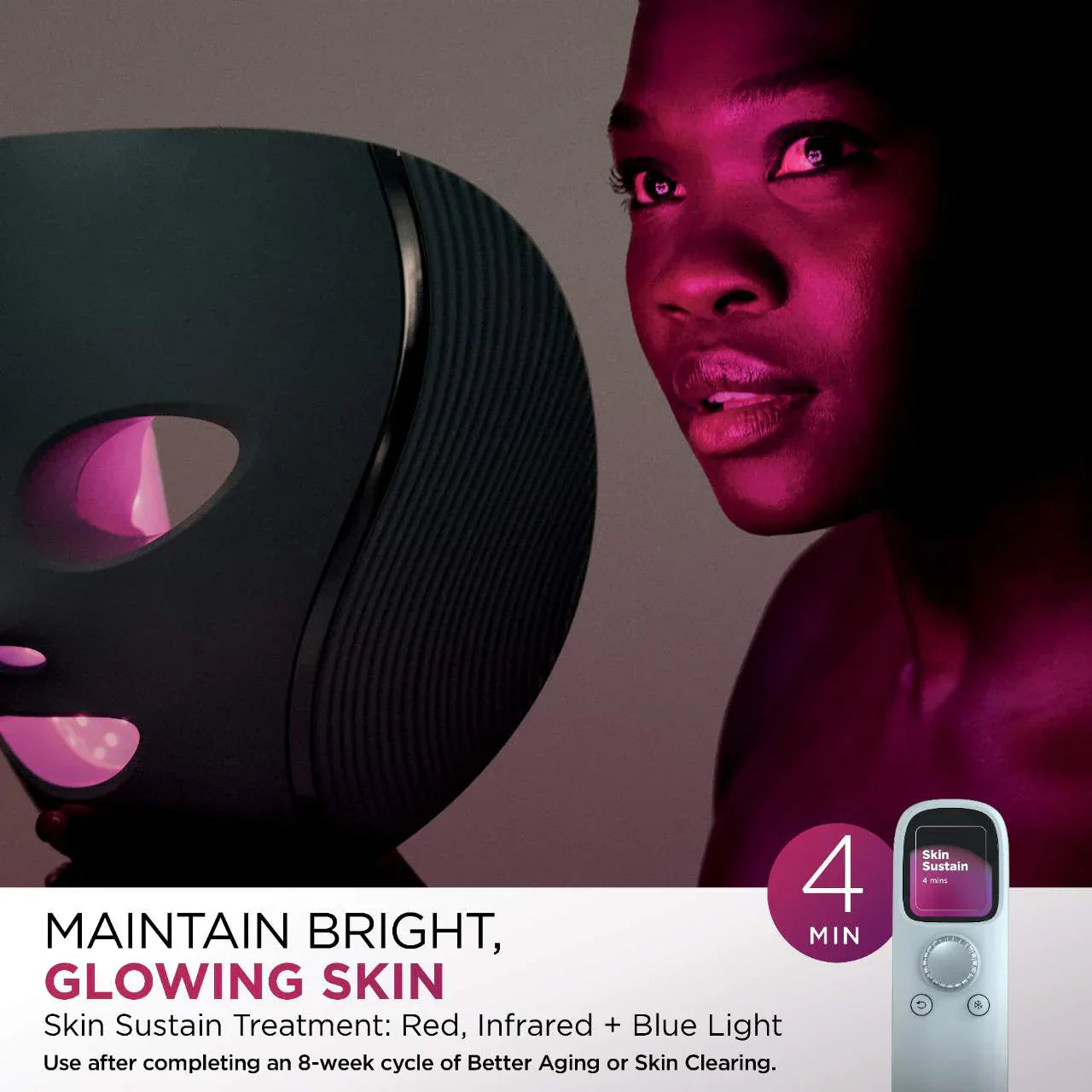 CryoGlow™ Cooling + LED Face Mask