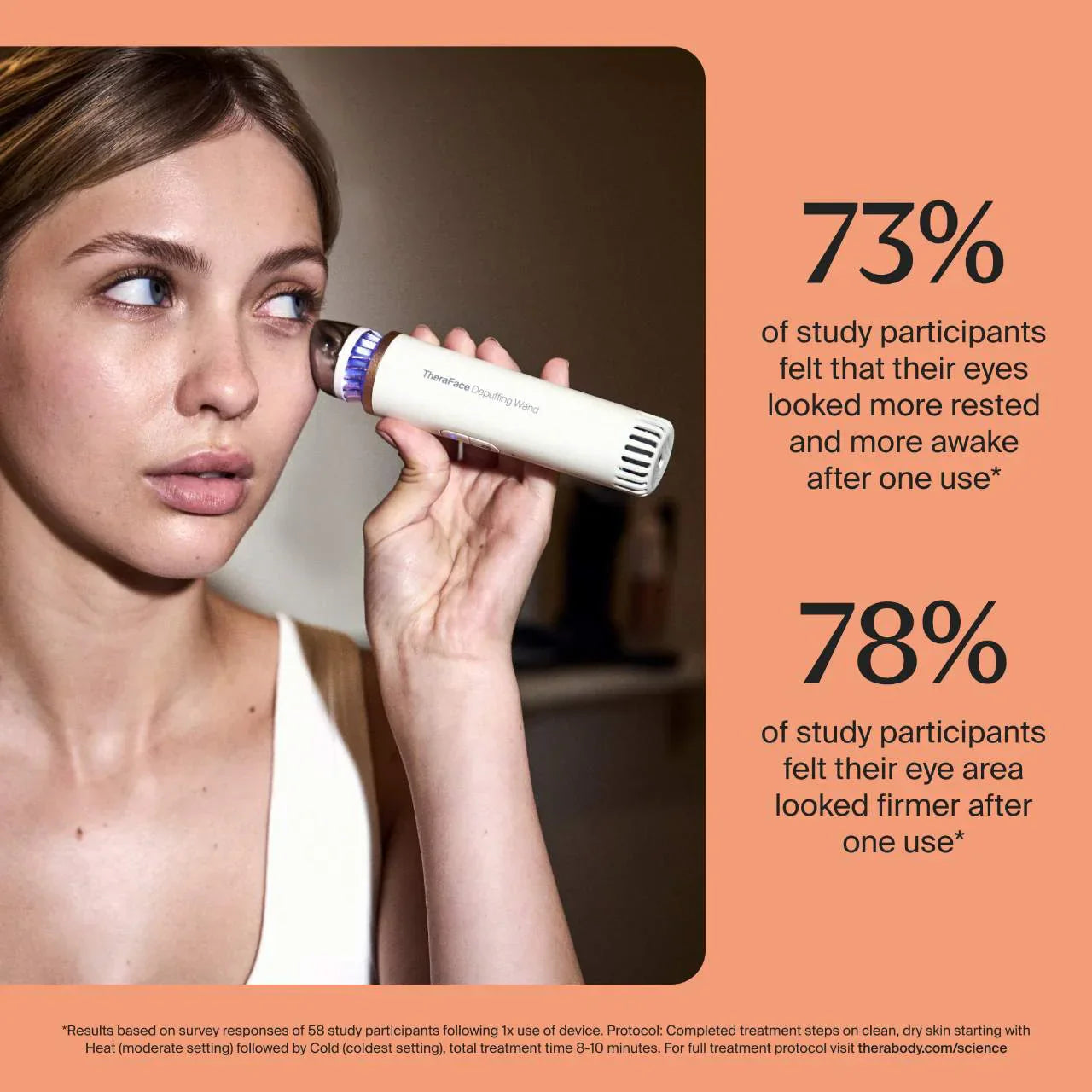 TheraFace Depuffing Wand for Under Eye Bags & Dark Circles