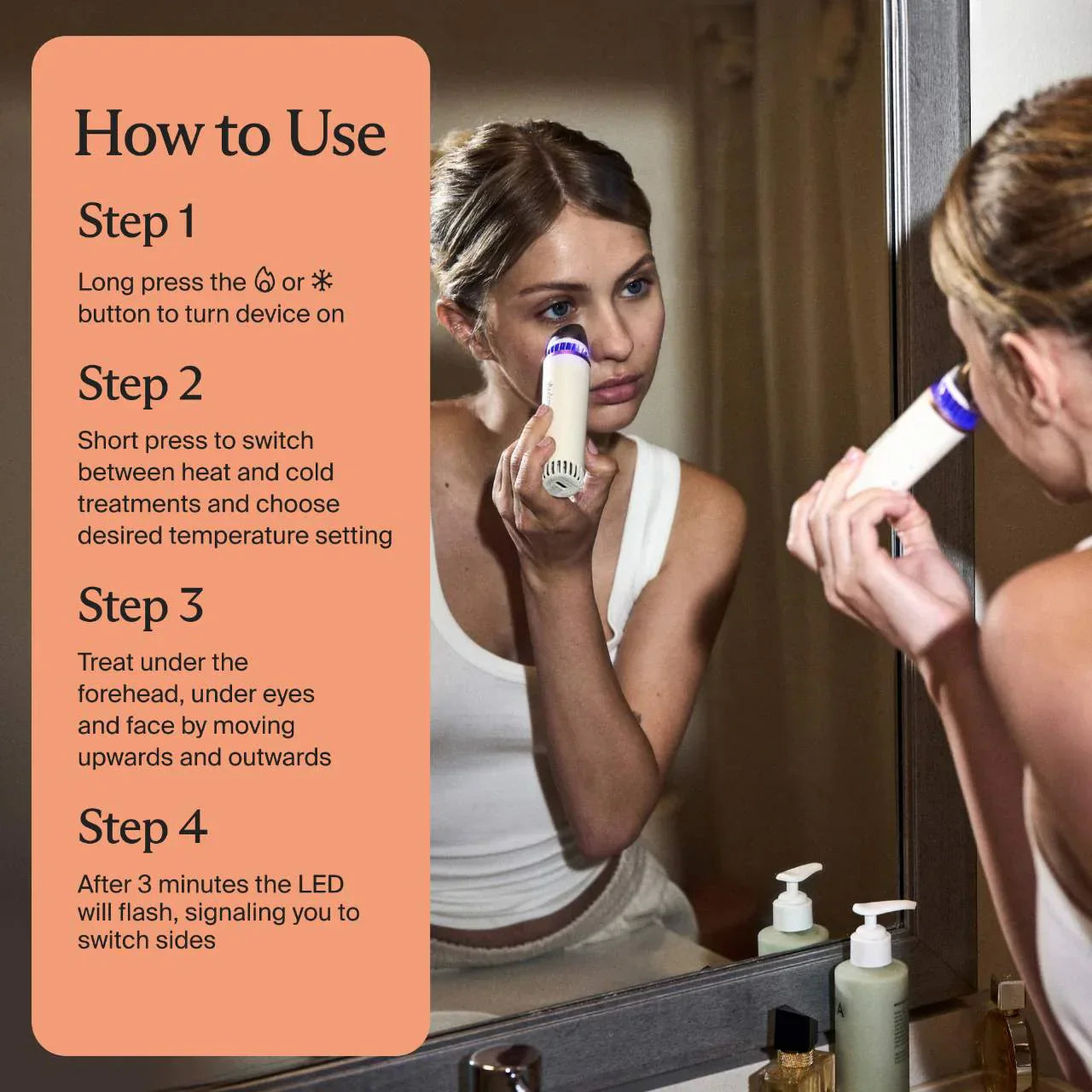 TheraFace Depuffing Wand for Under Eye Bags & Dark Circles