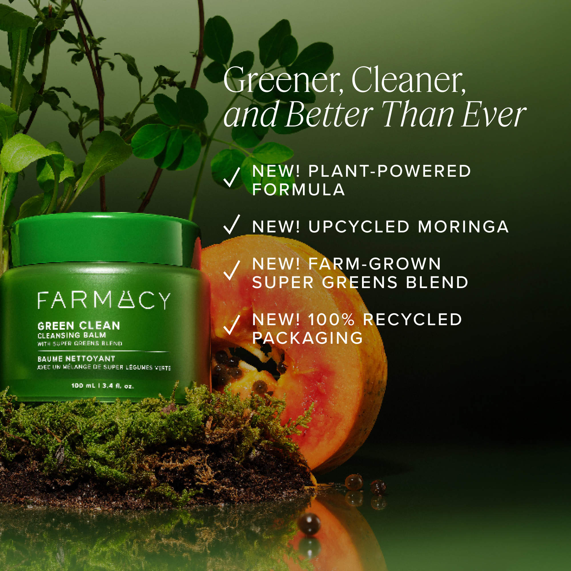 Green Clean Makeup Removing Cleansing Balm