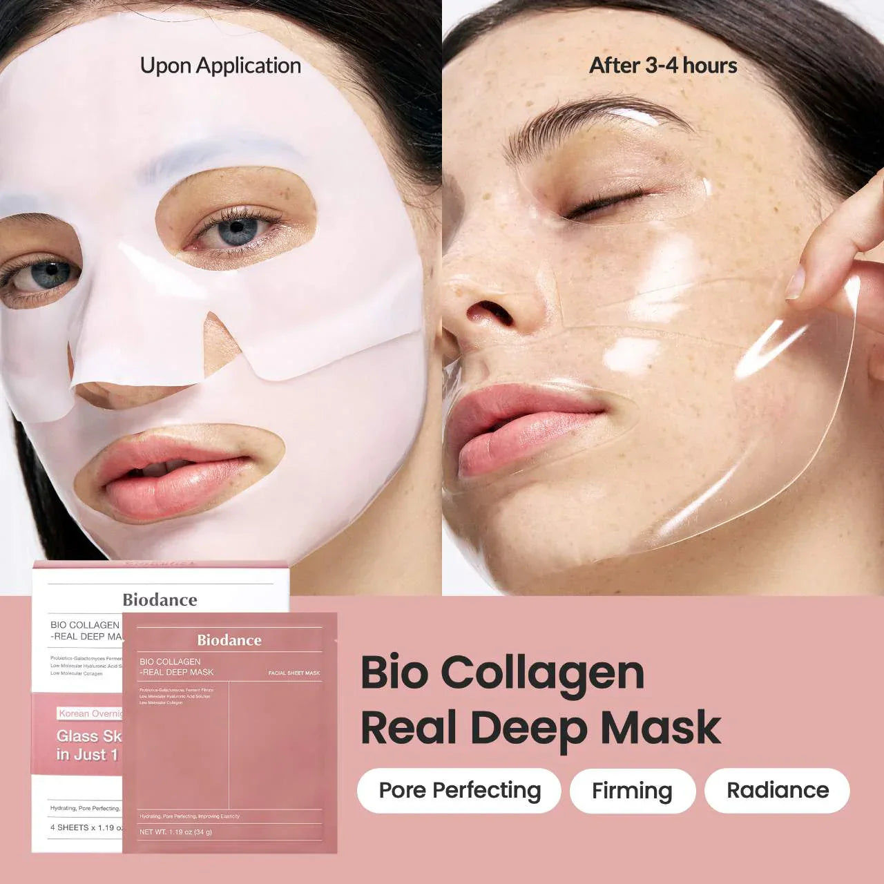 Bio Collagen Real Deep Mask for Pore Minimizing & Firming Care