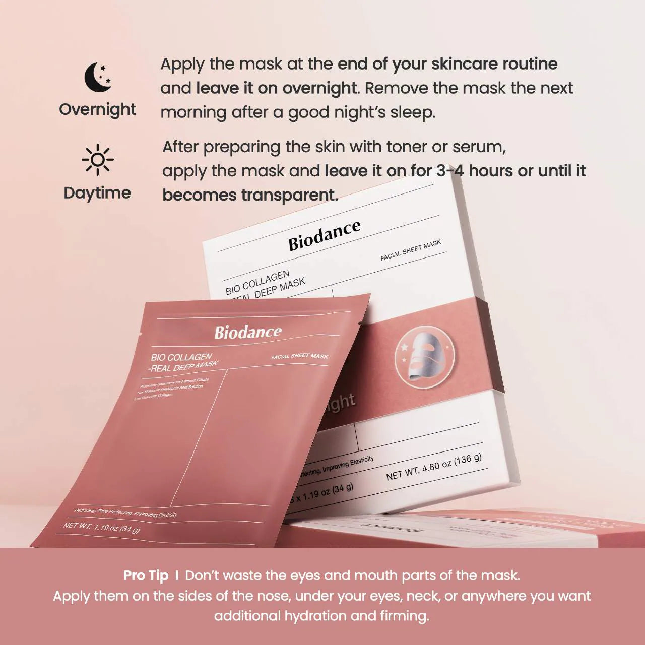 Bio Collagen Real Deep Mask for Pore Minimizing & Firming Care