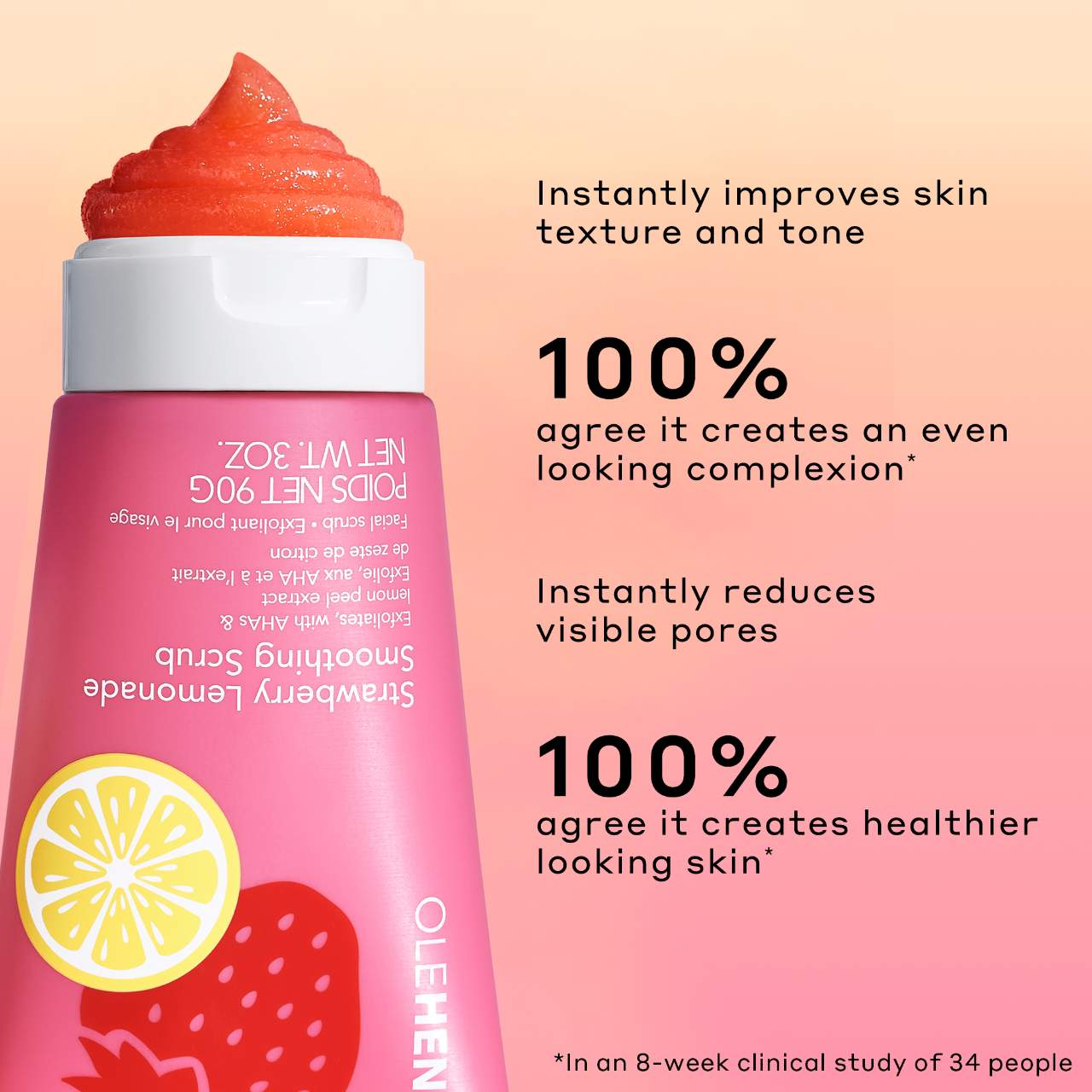10% AHA Lemonade Smoothing Scrub
