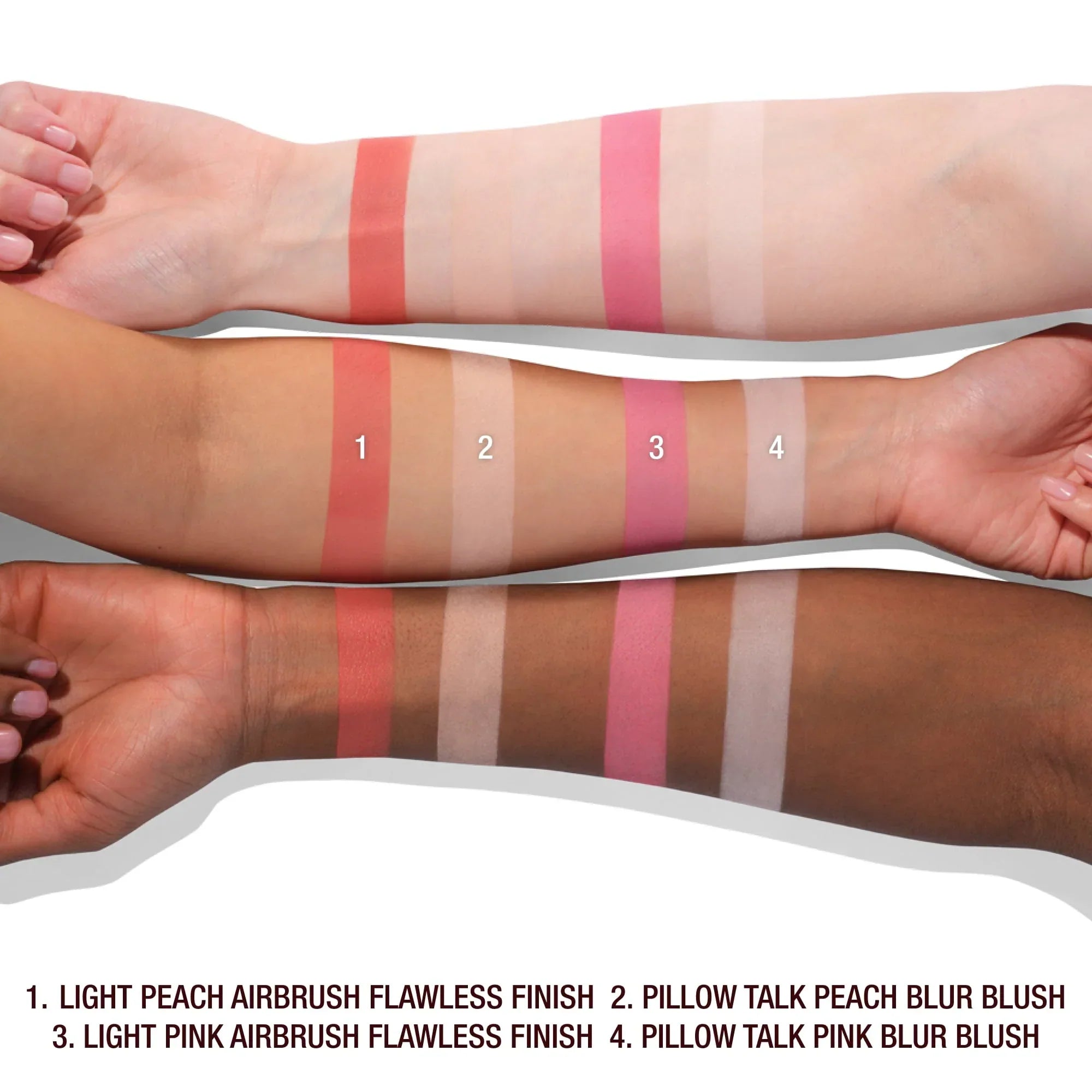 Pillow Talk Beauty Soulmates Airbrush Flawless Finish Brightening and Blush Powder Palette