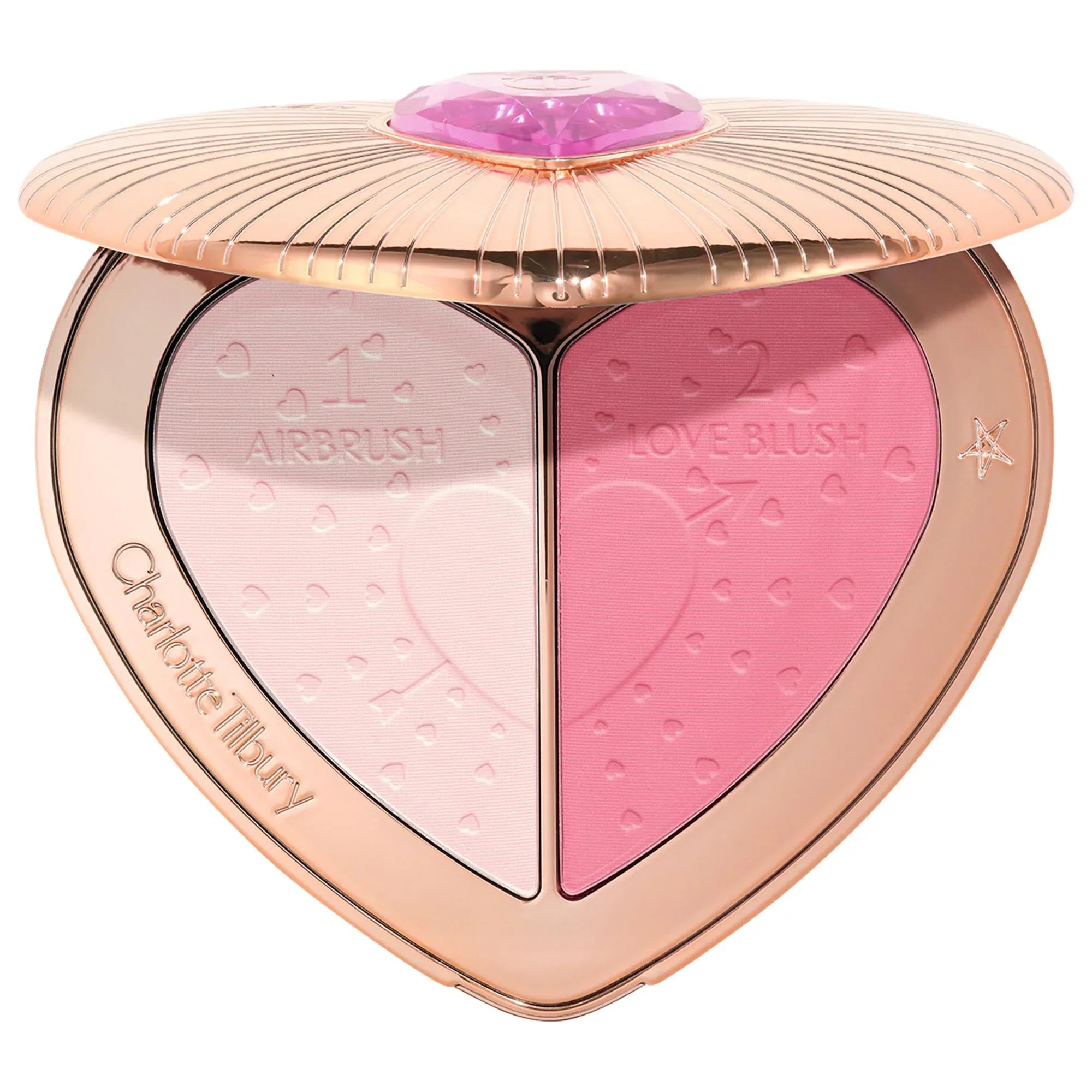 Pillow Talk Beauty Soulmates Airbrush Flawless Finish Brightening and Blush Powder Palette