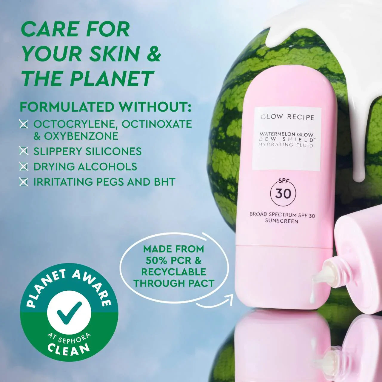 Dew Shield SPF 30 Hydrating Fluid Sunscreen