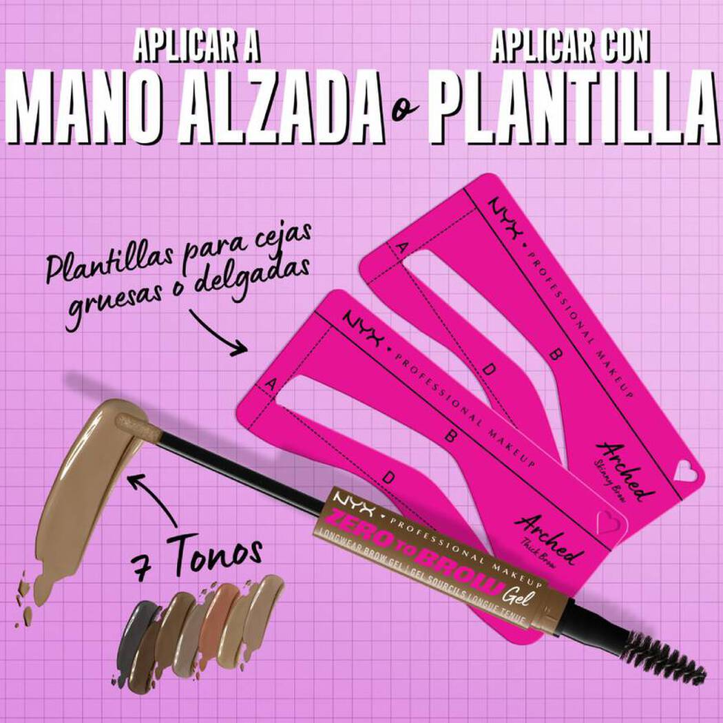 Eyebrow Stencil Set “Zero to Brow”